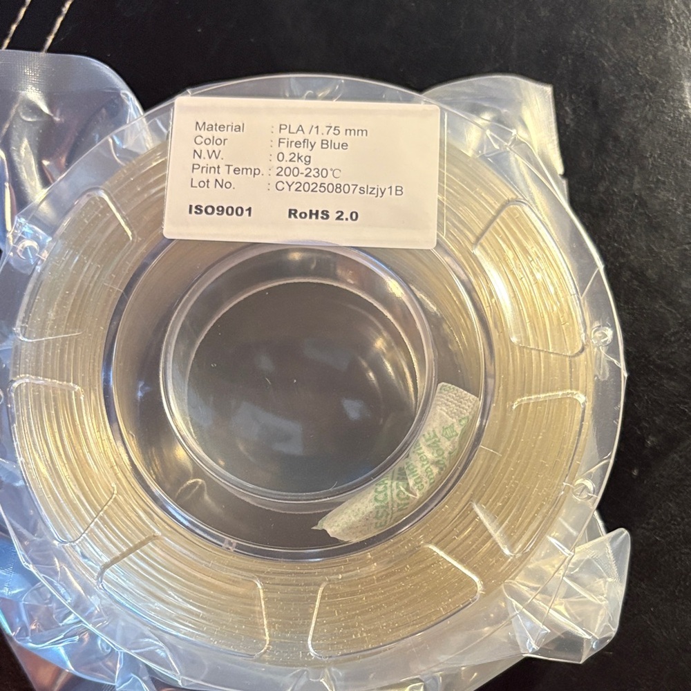 Firefly Blue PLA 3D Printer Filament